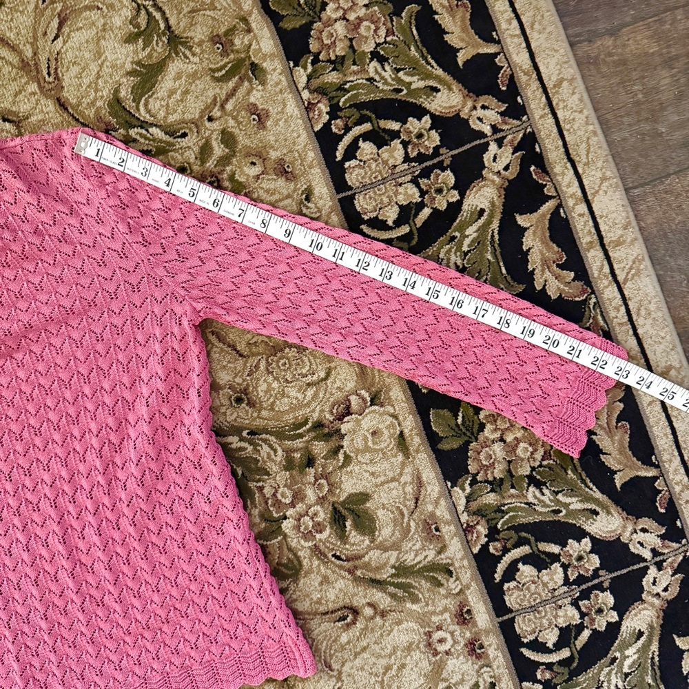 💖 Elegant Vintage Castleberry Cranberry-Pink Knit Skirt Set - Picture 15 of 16
